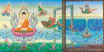 Religieuse œuvres - Dans louange de Seigneur Bouddha 2 CK bouddhisme